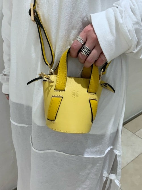 Yellow Mini Bucket Bag