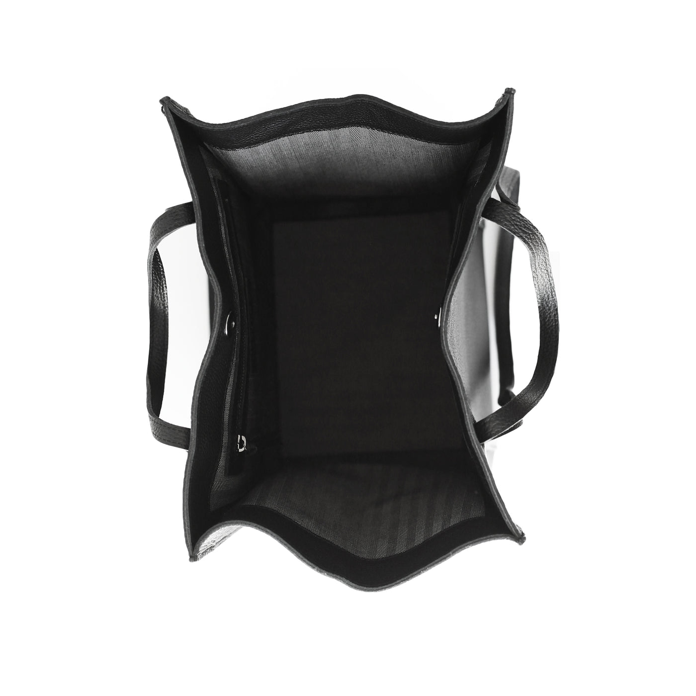 black cabas phantom leather tote bag #color_black