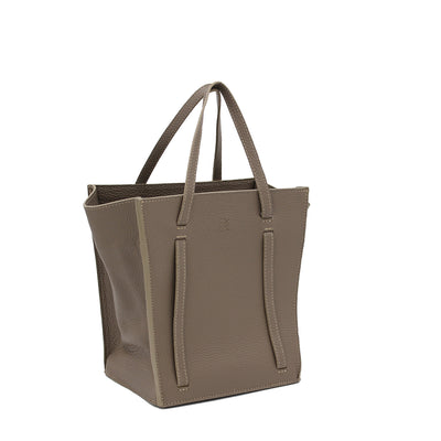 taupe leather tote bag wandler #color_taupe