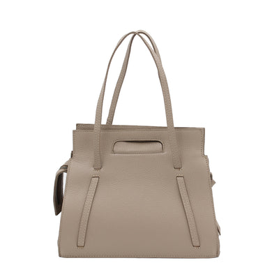 taupe leather micro phantom luggage bag #color_taupe