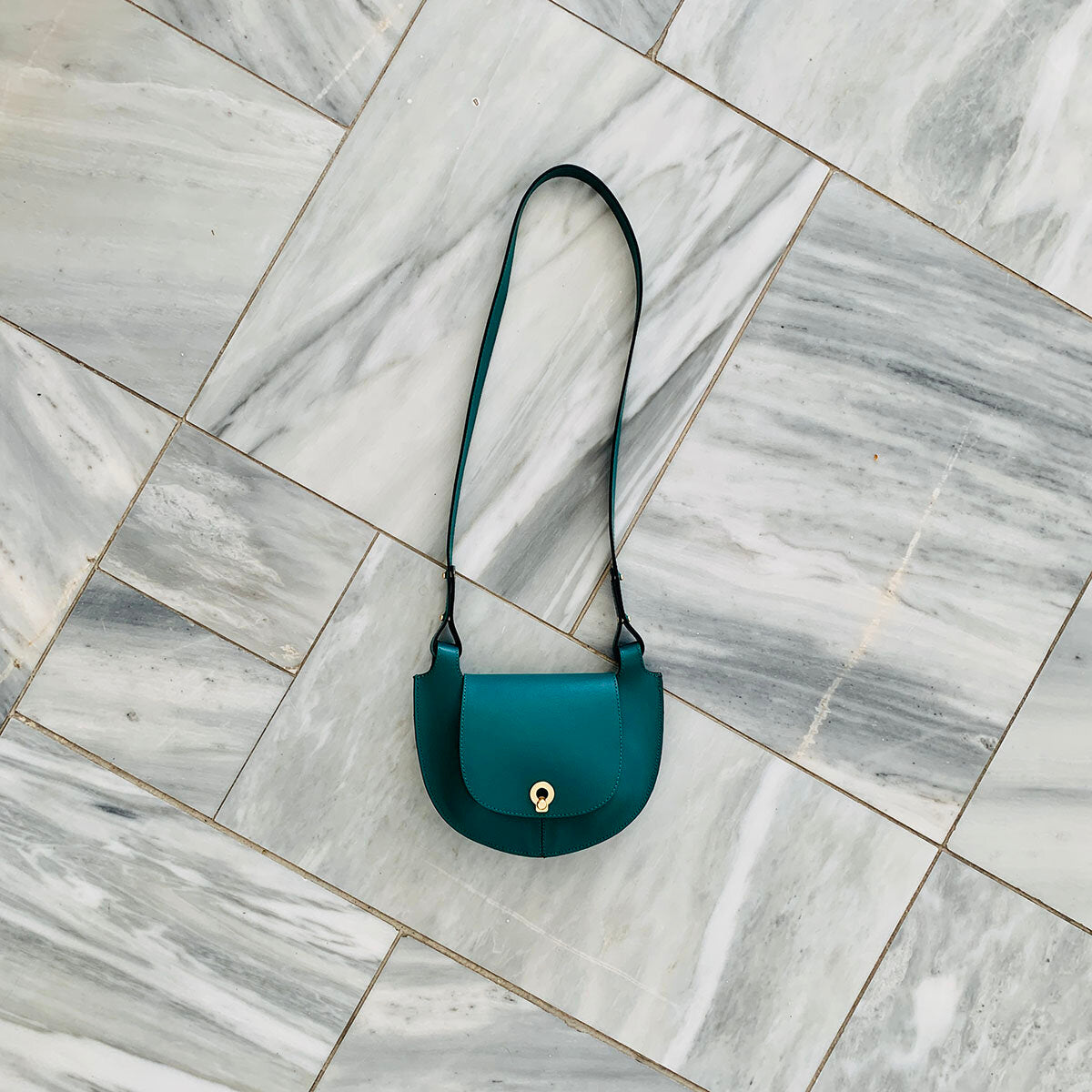 green leather clutch  #color_emerald