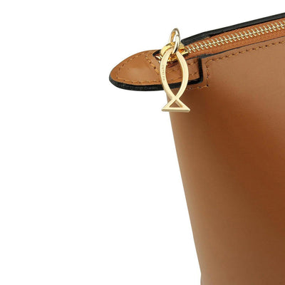 brown leather large bucket bag #color_camel-white