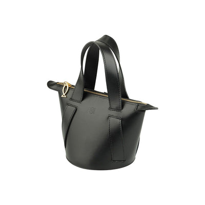 black leather bucket bag #color_black