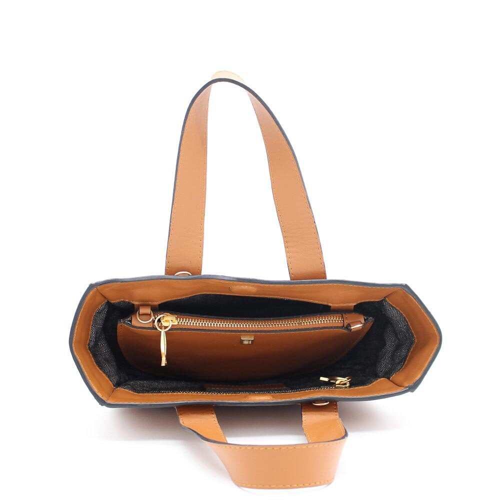 トートバッグ ^MONOROW^ Angle back camel ANGLE BAG CAMEL SARA CAMEL - MONOROW | 60% - Asian Fashion Online Store