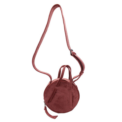 dark red velvet circle bag #color_dusty-rose