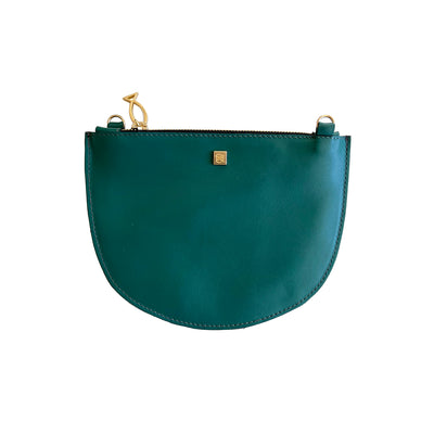 green leather pouch #color_emerald
