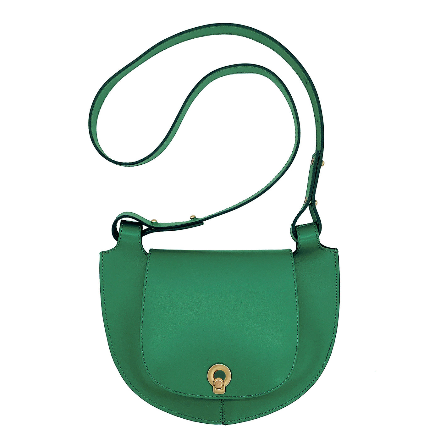 Jade Green Satchel Clutch