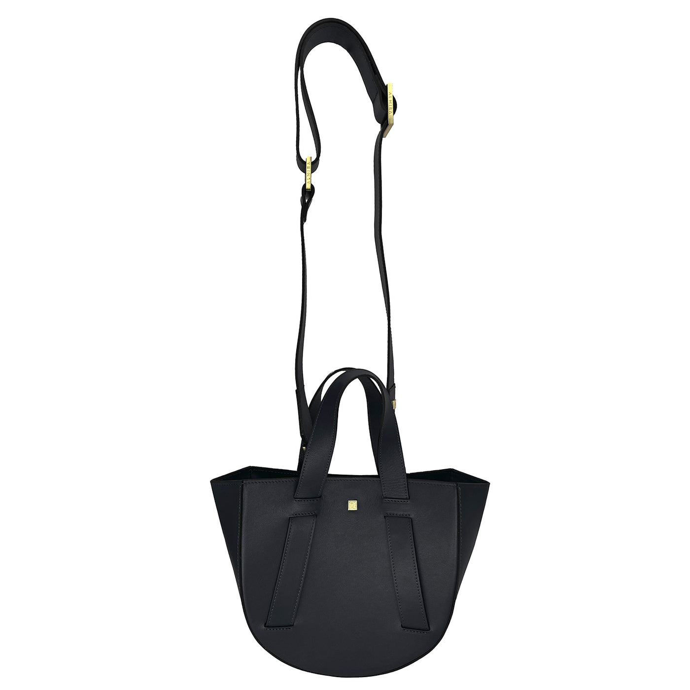 black leather tote bag #color_black