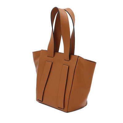 brown cabas phantom leather tote bag #color_camel