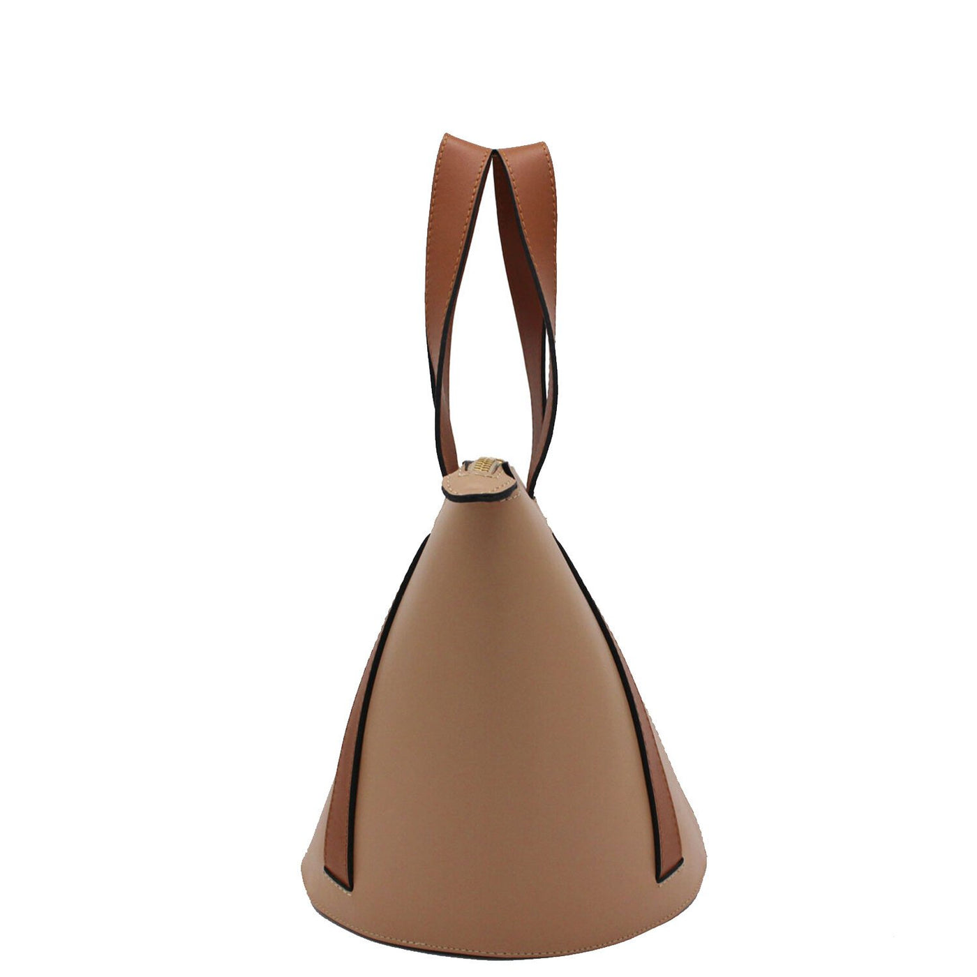 taupe brown leather large bucket bag #color_mocha-camel