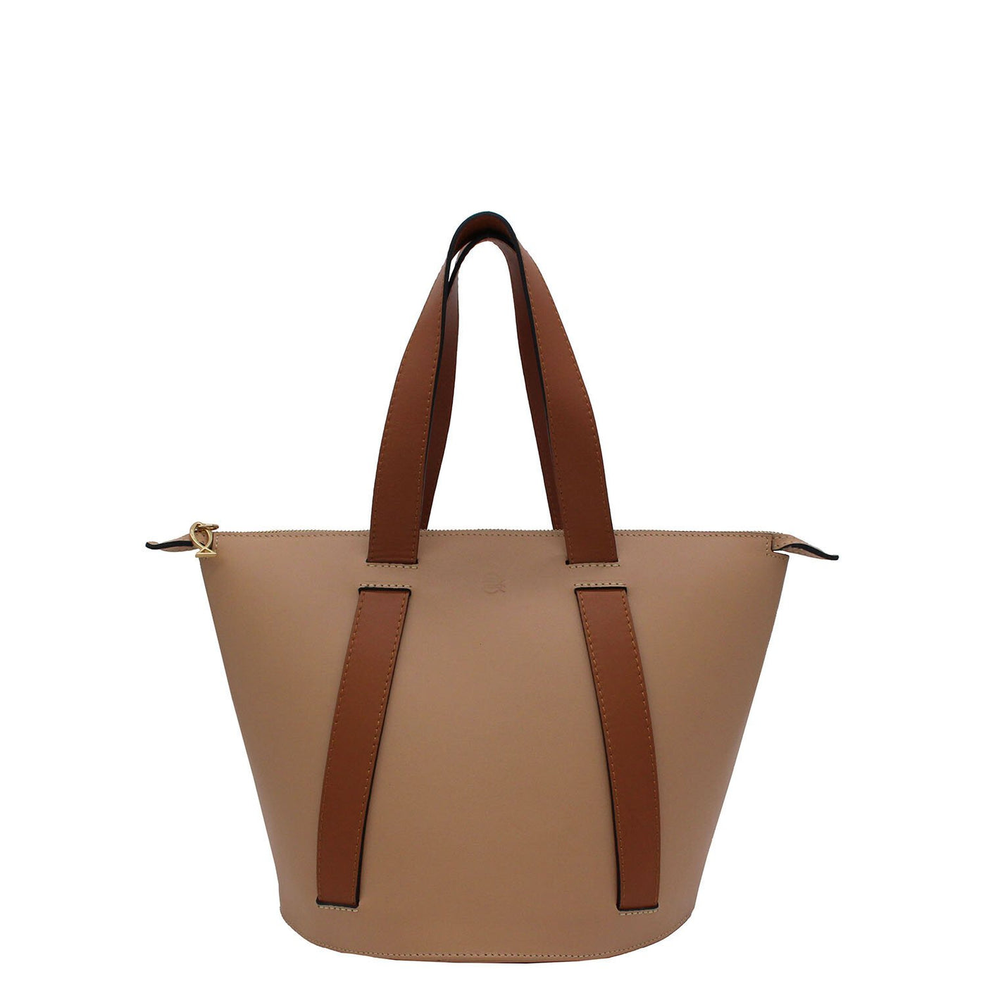 taupe brown leather large bucket bag #color_mocha-camel