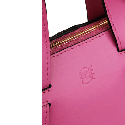 pink leather bucket bag #color_hot-pink