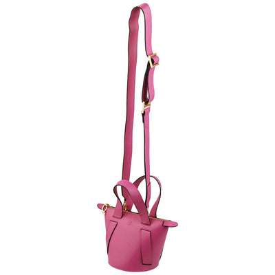pink leather bucket bag #color_hot-pink