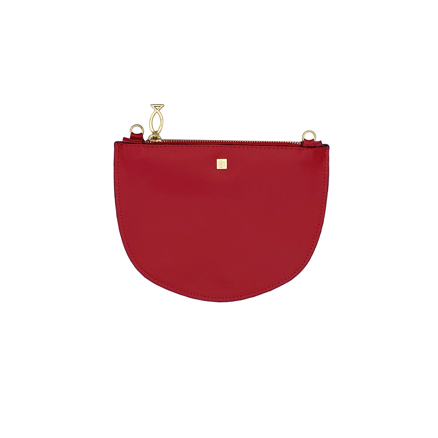 leather tote bag #color_red