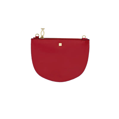 leather tote bag #color_red