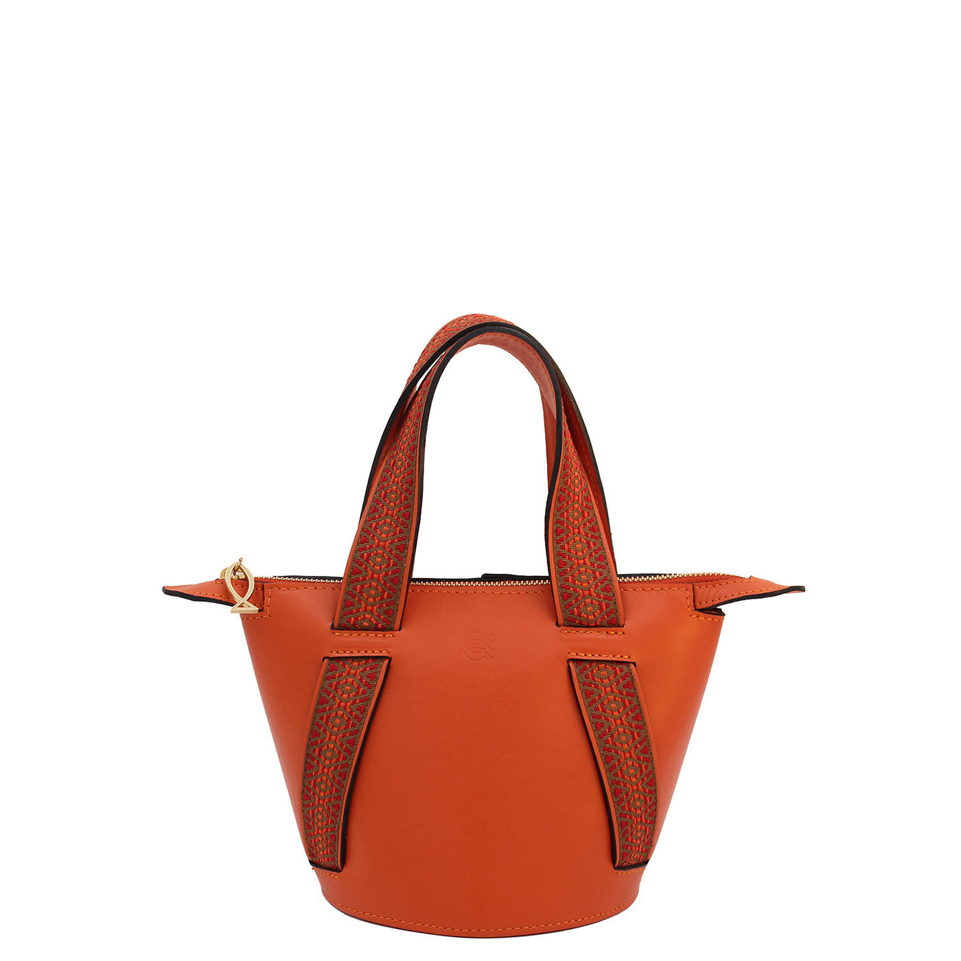orange leather bucket bag #color_orange