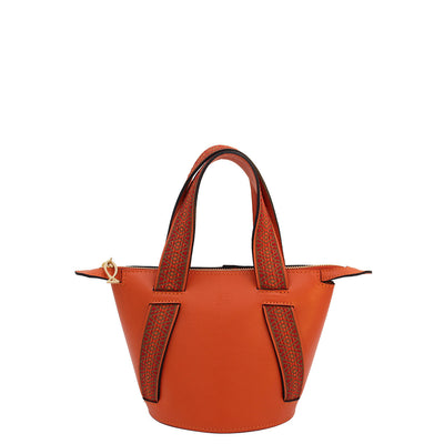 orange leather bucket bag #color_orange