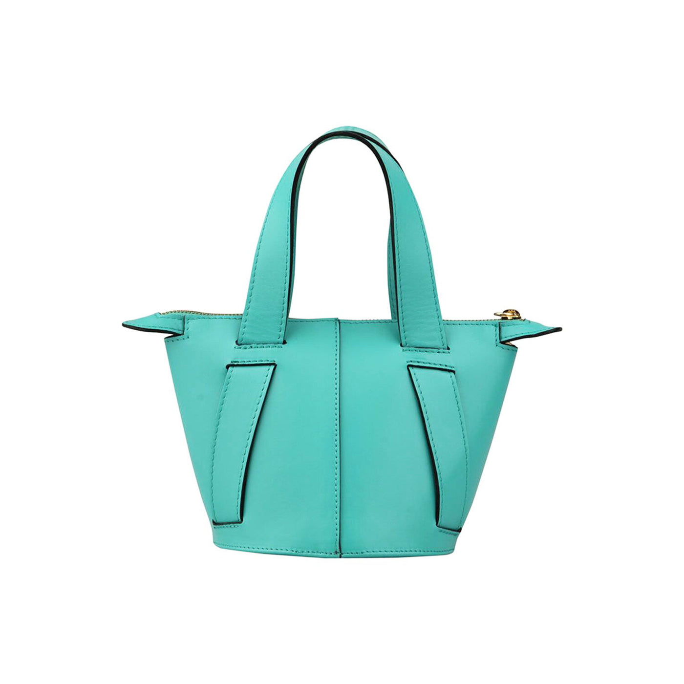 aqua leather bucket bag #color_aqua