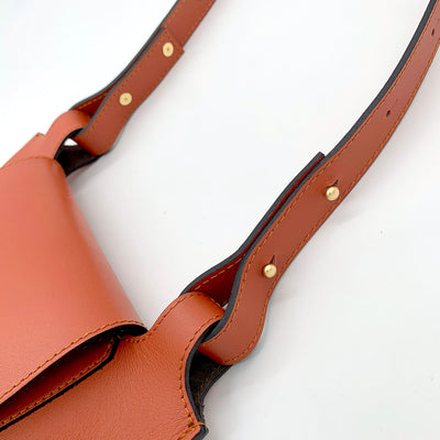 Terracotta Satchel Clutch