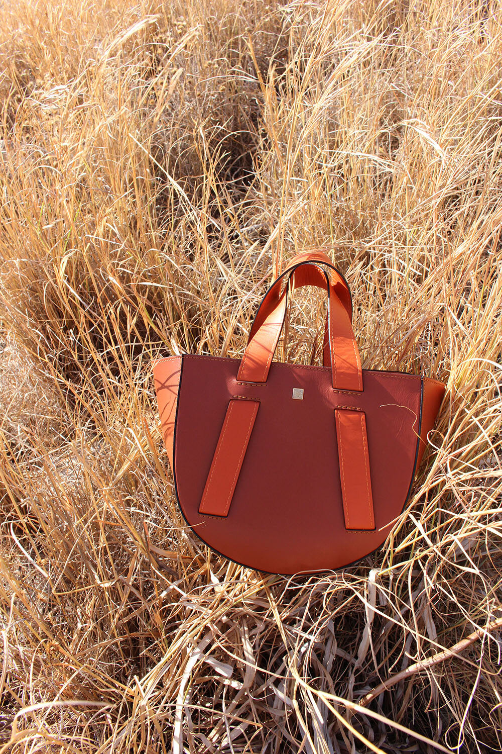 orange leather tote hermes bag #color_terracotta-orange