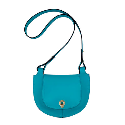 Turquoise Satchel Clutch